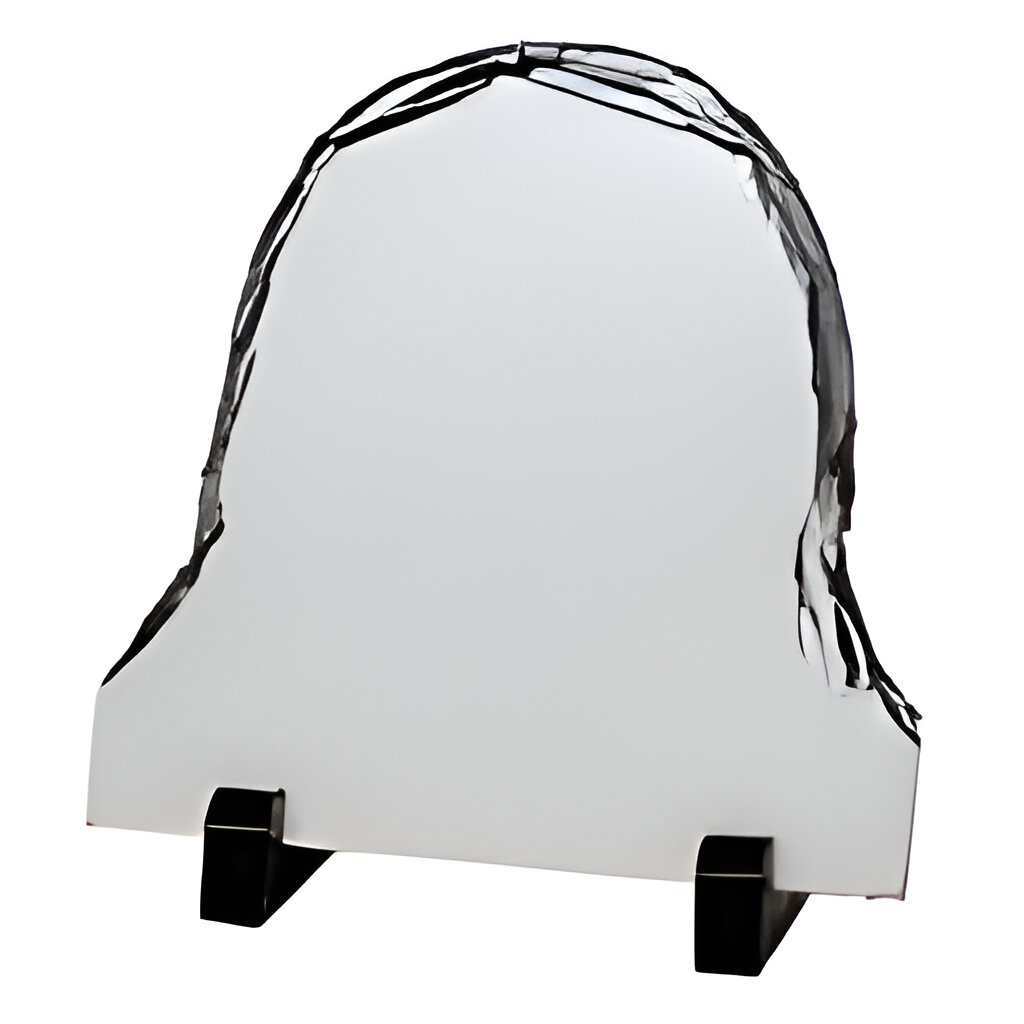 Piedra para Sublimación con Forma de Puerta 15 × 15 cm Matte | Placa Decorativa Personalizable