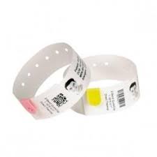 Brazalete Blanco de Polipropileno Zebra HC100 Z-Band Ultrasoft | Pulsera Hospitalaria Térmica Directa