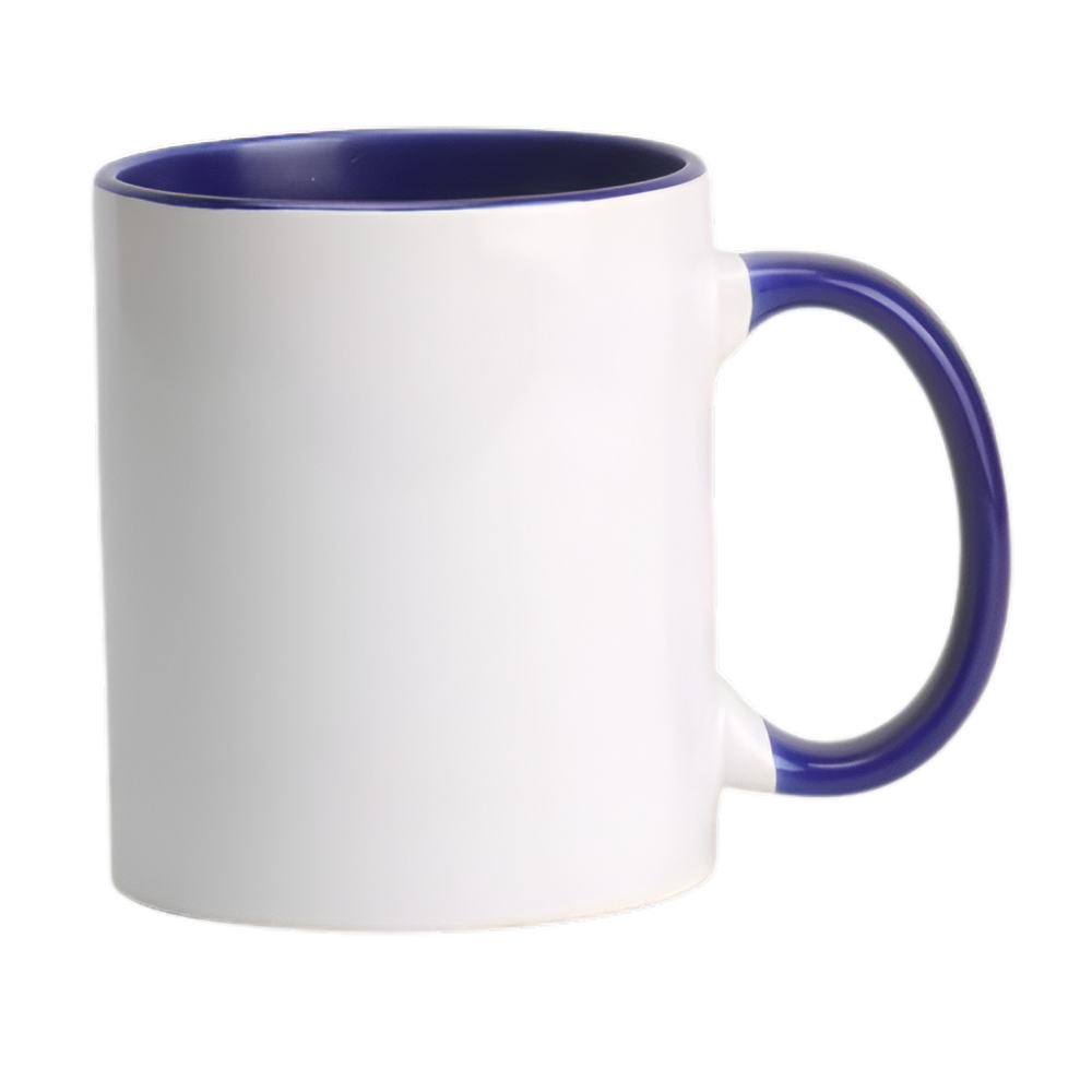 Taza McKAKO 11oz fondo & oreja color azul oscuro