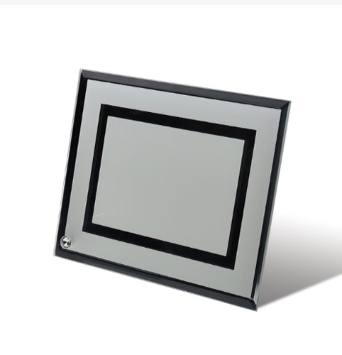 [SFS-GF008] Marco Fotográfico para Sublimación con Borde de Espejo Doble 23 × 18 cm | Portarretrato Personalizable
