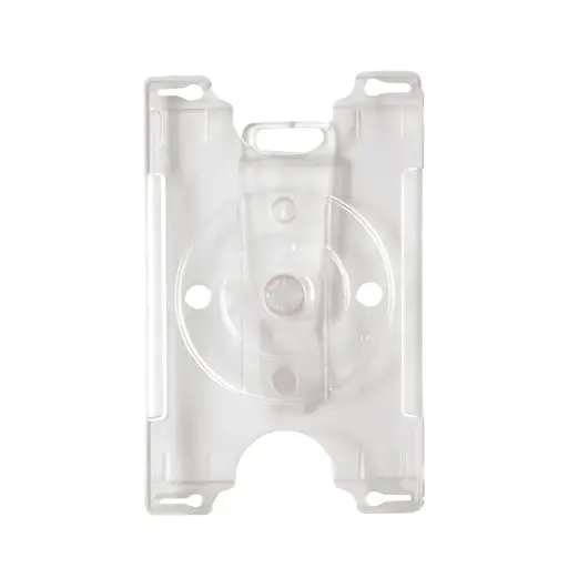[Y843263] Porta Carné Rígido de plástico transparente