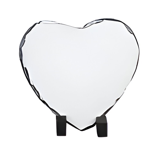 [SFS-R11-S] Piedra en forma de corazón para sublimación McKAKO 15cm*15cm (Brillante)